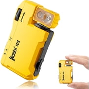 WUBEN G5 Mini Rechargeable Flashlight, 400 Lumens LED EDC Torch with RGB Light, Magnetic Clip for Camping