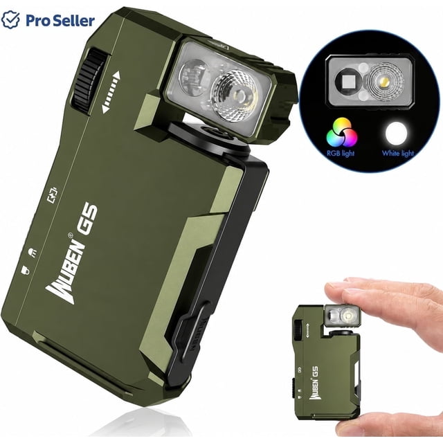 WUBEN G5 Mini Rechargeable Flashlight, 400 Lumens LED EDC Torch with ...
