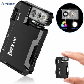 WUBEN G5 Mini Rechargeable Flashlight, 400 Lumens LED EDC Torch with RGB Light, Magnetic Clip for Camping
