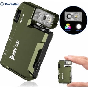 WUBEN G5 Mini Rechargeable Flashlight, 400 Lumens LED EDC Torch with RGB Light, Magnetic Clip for Camping