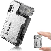 WUBEN G5 Rechargeable Flashlight, high Lumens LED Dual Light with RGB, Magnetic Base & Metal Clip, Multi-Function for Emergency, Work, Hiking & Camping Ice-crack pattern