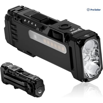 1500 lumen rechargeable flashlight sam& 39 VOETIR Led Solar Flashlight, Lumens Led Solar Handheld Flashlights with IP65 Waterproof for Survival Emergencies Camping (2 Packs) time on a single charge SDKWDH Rechargeable LED Flashlights High