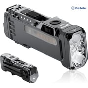 WUBEN X4 Rechargeable EDC Flashlight, 1500 Lumens LED Light, USB-C Charging, Magnetic Tail, IP68 Waterproof, Pocket Clip for Camping and Emergency Use