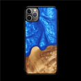 thumbnail image 1 of WUDN SLM-RSNW-DVB-i11PM Slim Resin & Wood Phone Case for 6.5 in. iPhone 11 Pro Max, Divers Blue, 1 of 1