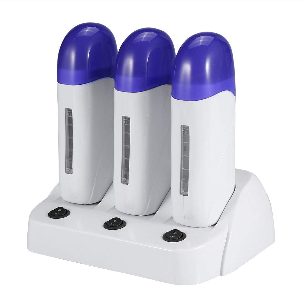 WUHU Portable Waxing Hair Removal Machine, Depilatory Wax Heater, Epilator Machine Set with 3