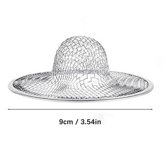 WUJDF 1Pc Stainless Steel Sink Drain Strainer,Anti-Clogging Foor Drain Sink Filter,Hair Catcher,Sewer Net, Washing Dish Filter, for Kitchen Sink Bathroom Bathtub Wash Basin Hole Shower Drains,3 Sizes