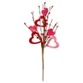 thumbnail image 1 of WUJDF 1Pc Valentines Day Decor,Valentine's Day Picks 16" Artificial Red Berry Flower Stems with Red Pink Hearts Valentine’S Day Decorations for Home Anniversary Wedding Vase, 1 of 6