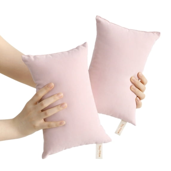 WUJDF 2 Pack Microfiber Soft Tiny Pillows Machine Washable Travel Pillows 11" X 7"