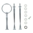 thumbnail image 1 of WUJDF 3 Tier Cake Tray Stand Handle, 12.5-Inch Aluminum Alloy Multi-Layer Cake Holder, DIY Production - Fruit, Dessert, Cake Holder, for Wedding Parties, Birthdays, Cupcake Tray Holder Accessories, 1 of 7