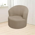 thumbnail image 1 of WUJDF Couch Cover,Swivel Barrel Chair Cover,Soft Polar Fleece Swivel Chair Slipcover,Barrel Chair Slipcover for Round Club Armchair,Couch Covers for Sofa,Washable Couch Covers 29"-36"X31"-39", 1 of 7