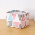 thumbnail image 1 of WUJDF Desktop Storage Box Toy Cosmetic Book Organizer,Storage Basket,Foldable Dormitory Bedroom Storage,Desk Jewelry Storage Basket,Storage Baskets for Organizing,Containers Organizers with Handle, 1 of 3