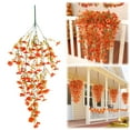 thumbnail image 1 of WUJDF Fall Decor,Artificial Fake Hanging Flowers Plants for Outdoor Fall Decoration,Fall Decorations for Home,Look Real Long Trailing Vines,Artificial Flowers for Outdoors,Autumn Decor,Fake Flowers, 1 of 9