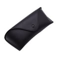 thumbnail image 1 of WUJDF Glasses Case Portable Waist Pu Leather Eye Glasses,Sunglasses Box Case Black Cover,Folding Sunglasses Case Wearing On Belt Cases,Eyeglasses Case,Glasses Case Soft 6.7"X2.6", 1 of 3