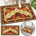 thumbnail image 1 of WUJDF Living Room Rug,Traditional Rugs,Low Profile Pile Rubber Backing Kitchen Area Rugs,Entryway Rug Boho Vintage Oriental Area Rug Soft Small Carpet Bathroom,Rugs for Living Room,Area Rug 15"X23", 1 of 6