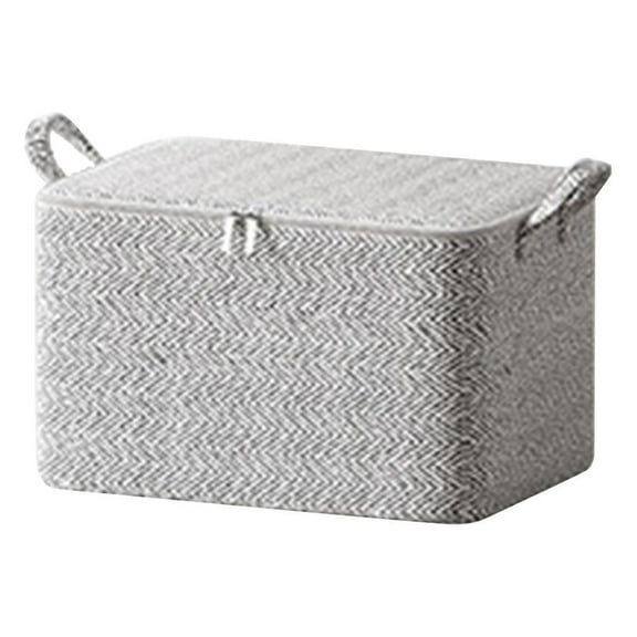 WUJDF Storage Box,Storage Bins with Lids,Foldable Fabric Stackable Closet Storage with Handles and Zippers,Durable Collapsible Storage Bins for Clothes,Closet Storage Bins,Closet Storage 30L