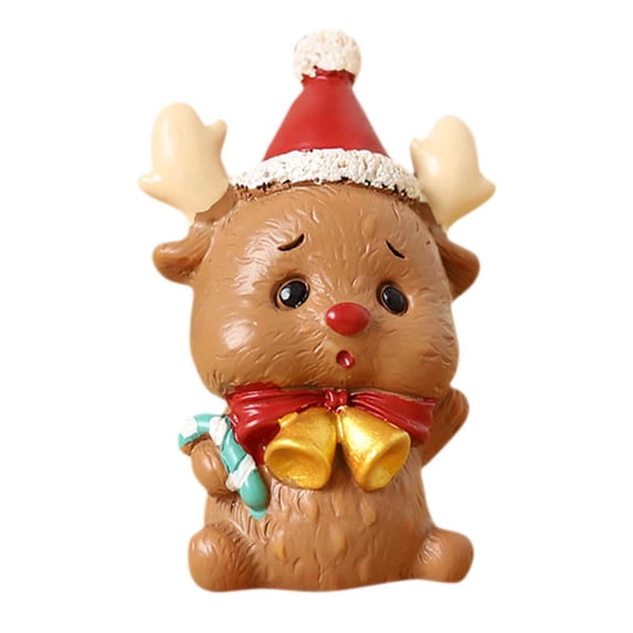 WUJGXI Mini Animal Statues Decorations Desktop Restaurant Ornament