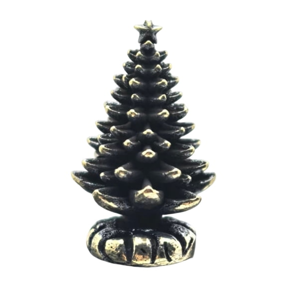 WUJGXI Solid Metal Statue Year Small Statue Collectible Home Item Miniature Tabletop Retro Metal Art Sculpture Ornament Decoration