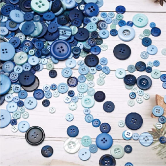 WUJILUXM Buttons,Assorted Mixed Color Resin Buttons 2 and 4 Holes Round Craft for Sewing DIY Crafts Manual Button Painting,DIY Handmade Ornament
