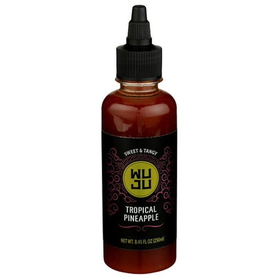WUJU Pineapple Tropical Hot Sauce 8.45 oz (Pack of 6)