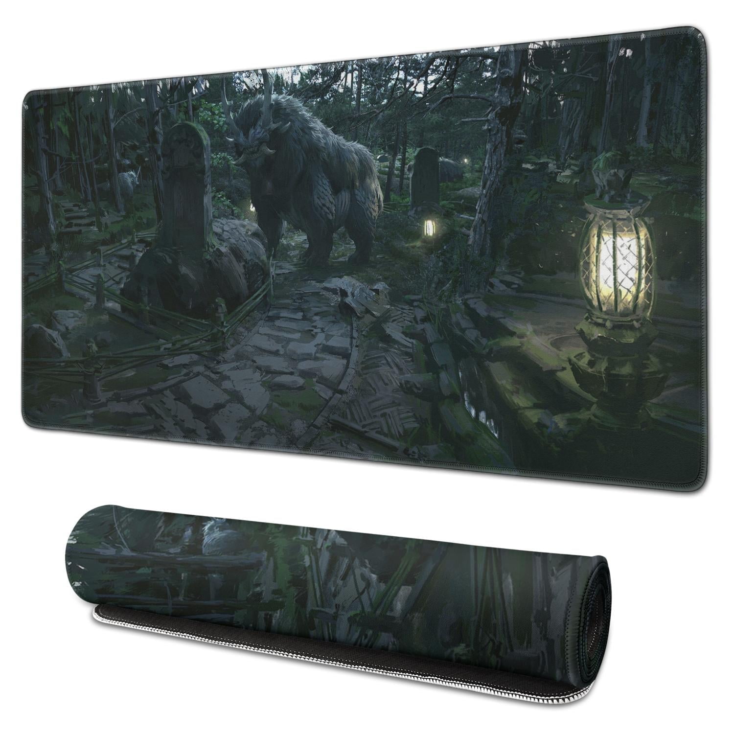 WUKONG Gaming Mouse Pad No-Slip Cool Rubber Mousepad for Desktop Tables ...