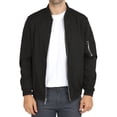 thumbnail image 1 of WULFUL Mens Casual Lightweight Jacket Softshell Flight Bomber Jacket Varsity Windbreaker, 1 of 3