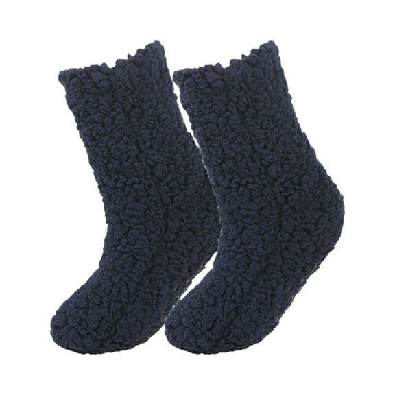 WULMLEO Aloe Socks Moisturizing Spa Socks Sleeping Fuzzy Socks for Dry Feet Overnight, Non Slip Fleece Lotion Socks Women Spa Pedicure Foot Socks for Repairing Dry Feet,Cracked Heel Black