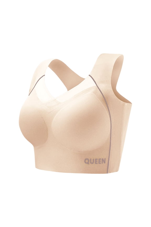 Bra Older Women, Push-Up Full Cup Bra, Posture Correction Bras for Senior Women Complexion 34