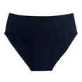 thumbnail image 1 of WULMLEO Cotton Bikini Brief Women's Breathable Panties Plus Size Black XL, 1 of 2