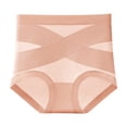 thumbnail image 1 of WULMLEO Doveloom Tummy Control Panties High Waisted Underwea Seamless Cotton Briefs For Women Light pink L, 1 of 2