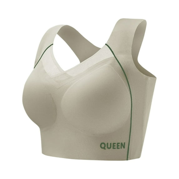 WULMLEO Lifting and Shaping Corrector Bra, Bras Comfy Back Support Bras for Women Green 46