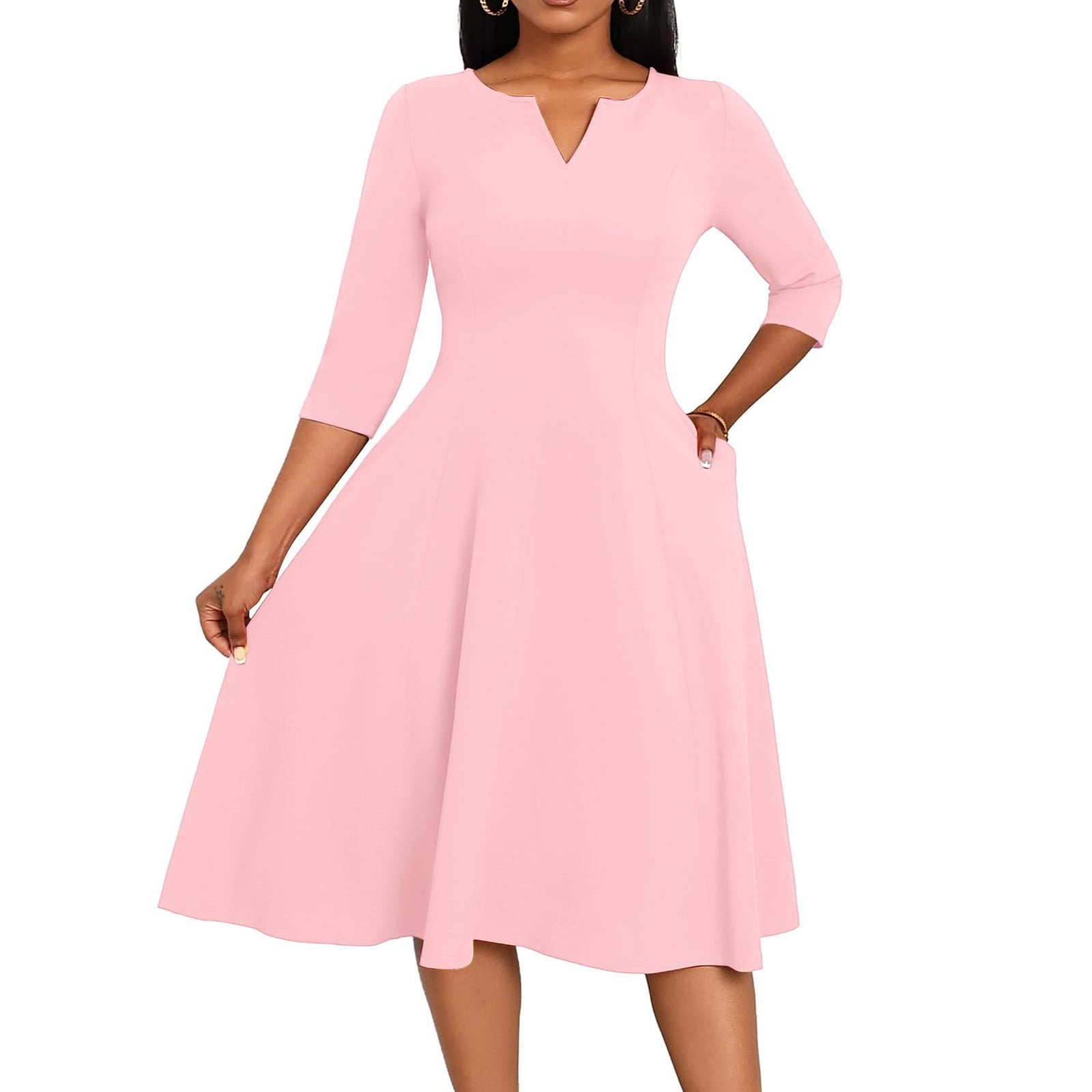 fitted lace wedding dress Nova Pink Fit and Flare Dress – Ellaé Lisqué