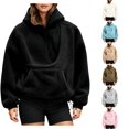 thumbnail image 1 of WULMLEO Pet Pouch Hoodies for Women Cat and Dog Pouch Hoodie Sweatshirt Oversized Comfy Pullover with Large Pockets Black L, 1 of 7