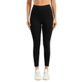 thumbnail image 1 of WULMLEO Seamless Leggings for Women - Butt Lifting No Front Seam Mid Waist Active Workout Gym Yoga Pants Black S, 1 of 6