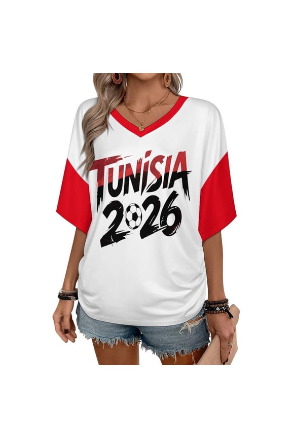 Soccer Cup 2026 Shirt Women Soccer Jersey USA Mexico Printed Tshirt Funny Graphic Loose Fit Tee Tops Royal Blue M