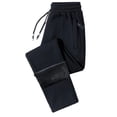 thumbnail image 1 of WULMLEO Unisex Stretch Quick Drying Pants, Winter Fleece Lined Sweatpants Thicken Warm Active Running Jogger Pants Dark Gray M, 1 of 5