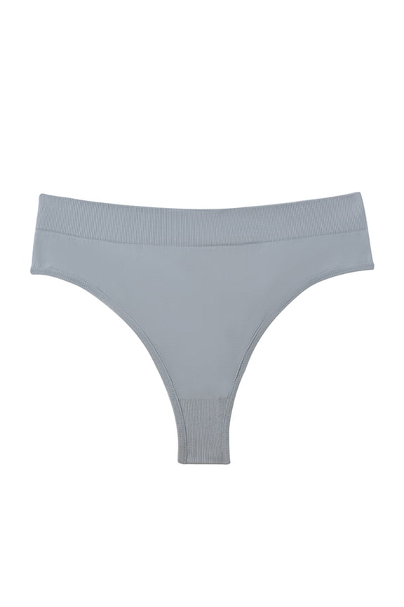 Women High Waisted Cheeky Bikini Bottoms Tummy Control Scrunch Butt Swim Bottom Only Blue XL