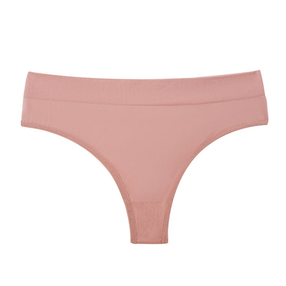 WULMLEO Women High Waisted Cheeky Bikini Bottoms Tummy Control Scrunch Butt Swim Bottom Only Pink XL