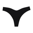 thumbnail image 1 of WULMLEO Women Low Rise Bikini Bottoms - Moderate Coverage Bathing Suit Bottoms Low Waisted Swimsuit Bottoms Brief 2025 Black S, 1 of 2