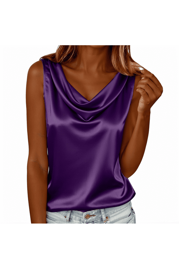 Women's Crop Top Bra - Shiny Partywear, Sexy Clubwear Sports Bra for Dance Festivals Costumes Purple 2XL