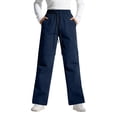thumbnail image 1 of WULMLEO Womens Hiking Zip Off Pants Waterproof Convertible Drawstring Shorts Lightweight for Camping Bottoms Quick Dry Dark Blue M, 1 of 7