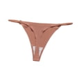 thumbnail image 1 of WULMLEO Womens Metallic G-String Thongs High Waist T-Back Micro Briefs Sexy Lingerie Underwear Pink XS, 1 of 3