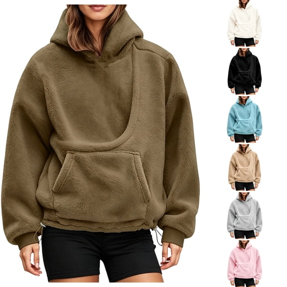 WULMLEO Womens Pet Pouch Hoodie with Cat Dog Oversized Sweatshirt Cute Cat Carrier Hoodie Dark Green XL