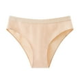thumbnail image 1 of WULMLEO Womens Understated Cotton Bikini Panty Beige M, 1 of 2