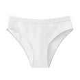 thumbnail image 1 of WULMLEO Womens Understated Cotton Bikini Panty White M, 1 of 2