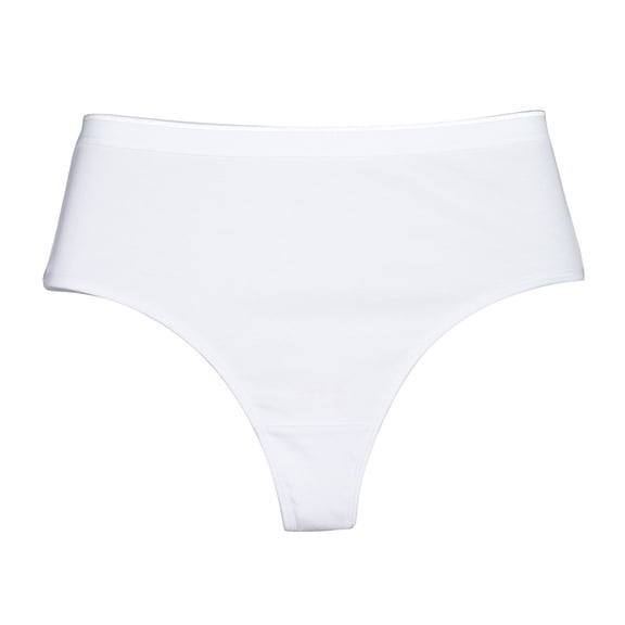 WULMLEO Womens Understated Cotton Full Coverage Brief Panty White M