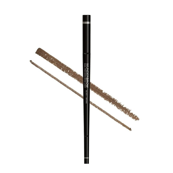 WUNDERBROW Dual Precision Brow Liner Eyebrow Color Liner, Black & Brown