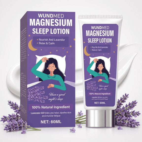 WUNDMED Magnesium Cream, Natural for Women,60ML