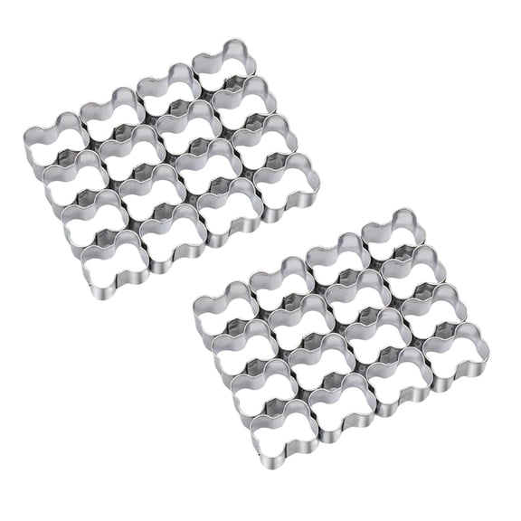 WUNTIN Cookie Cutter,Bone Cutting Machine Cutting Machine Bone Shaped For Non Stick Dough Stainless Baking And Cutting Machine(C) 2PCS