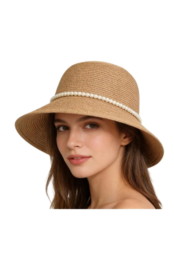 Beach Hats for Women Sun Straw Hat Wide Brim UPF 50+ UV Sun Protection Sun Hat Foldable Floppy Sun Hat