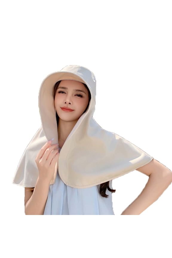 Sun Hats Women Sun Protection Wide Brim Shawl with Neck Flap Hiking Visor Hat Fishing Hat UV Protection Beach Hats